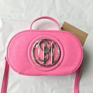 STEVE MADDEN Pink  Crossbody bag /Top Handle Inner & Outer Pocket  8" W …